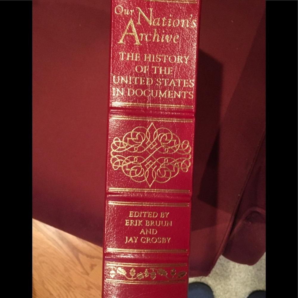 Beautiful book leatherbound of American archives